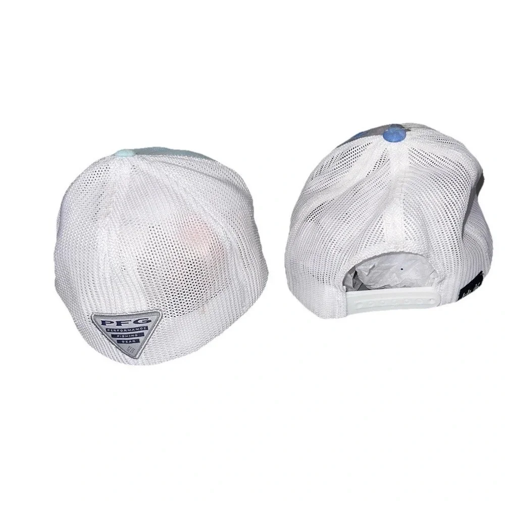 PFG Columbia‎ And Blue Camo Huk Performing Fishing Hats Adjustable Sports